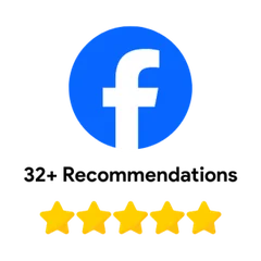 32+ recommendations on Facebook