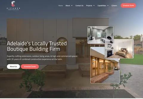 Eichner Construction website